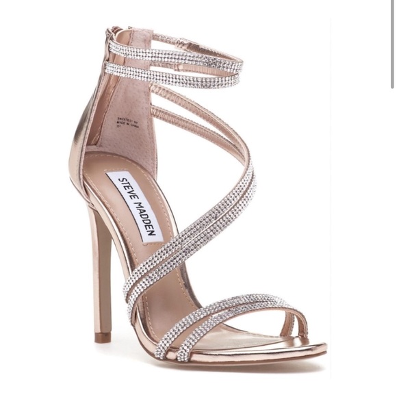 Steve Madden Shoes - Steve Madden Sweetest Rose Gold Heels